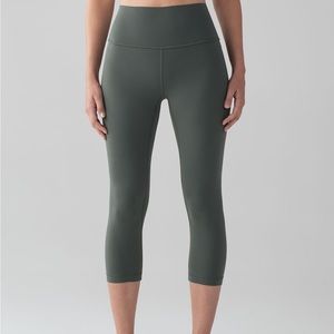 Lululemon Align Crop 23” Dark Forest